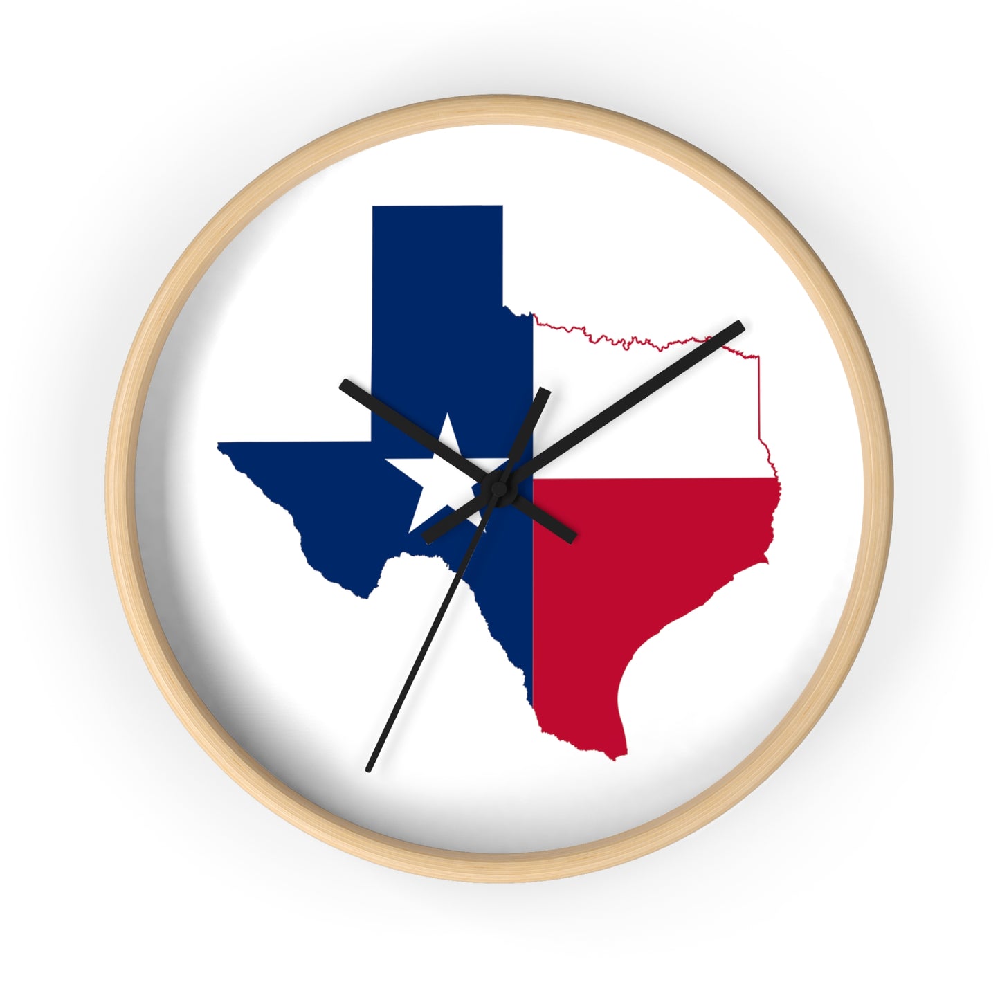 A Texas Flag Wall Clock