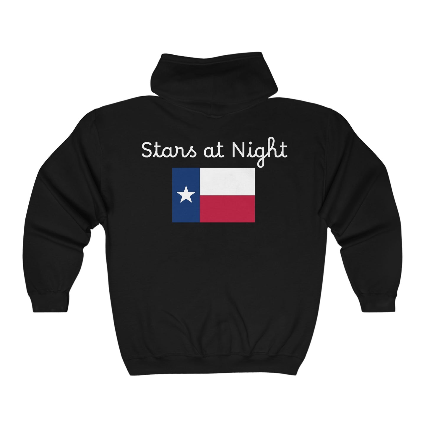 "Stars at Night Texas Unisex Heavy Blend™ Full Zip Hooded Sweatshirt"