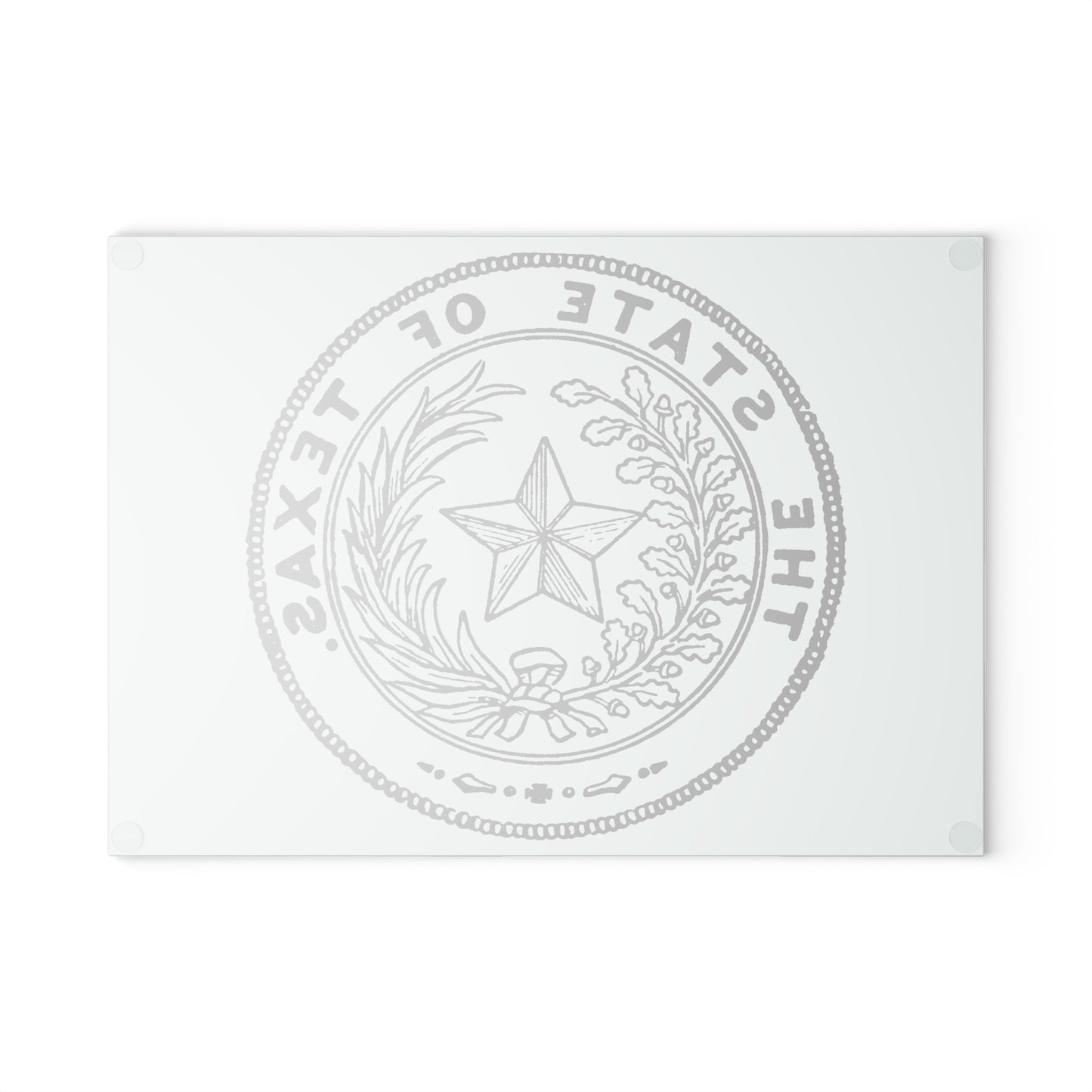 "Texas Seal Glass Cutting Board"