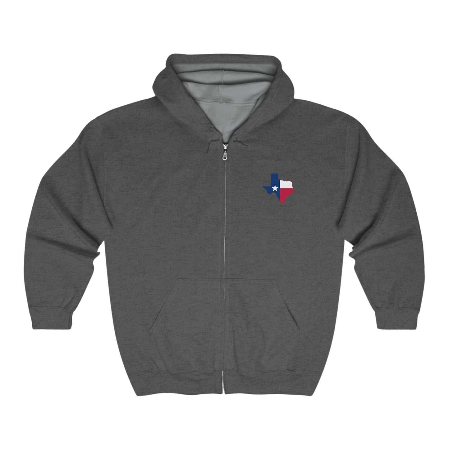 "Stars at Night Texas Unisex Heavy Blend™ Full Zip Hooded Sweatshirt"