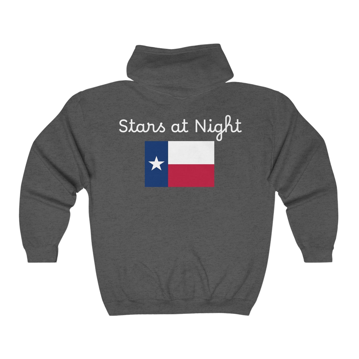 "Stars at Night Texas Unisex Heavy Blend™ Full Zip Hooded Sweatshirt"