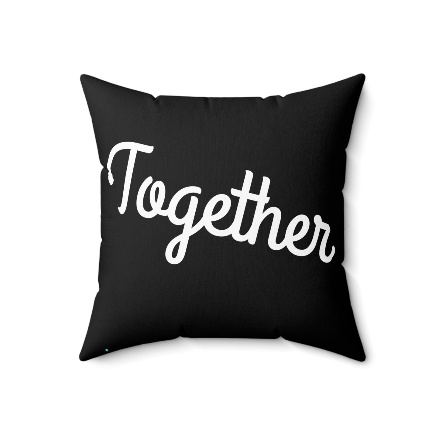 You & Me Together Spun Polyester Square Pillow