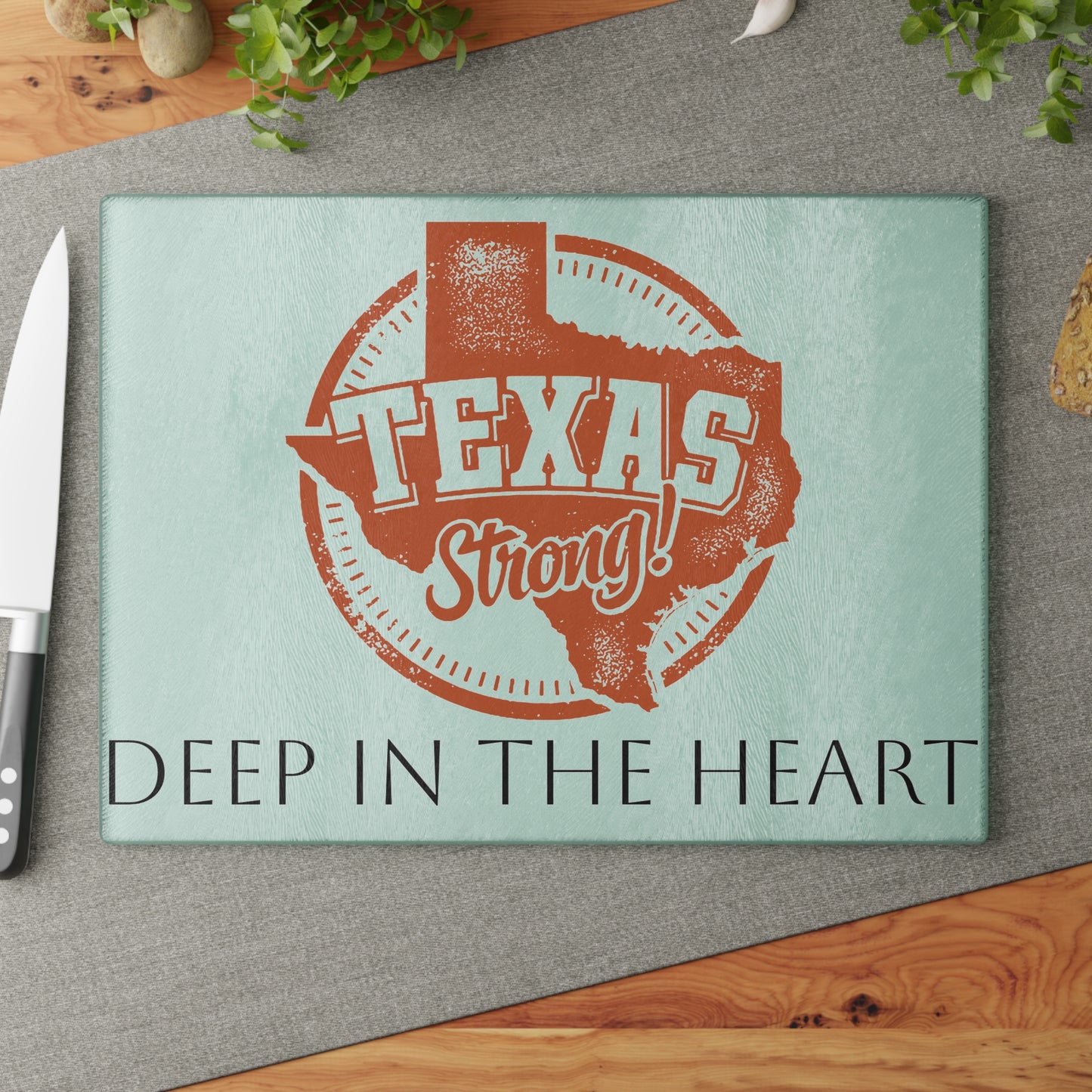 Texas Glass Cutting Board