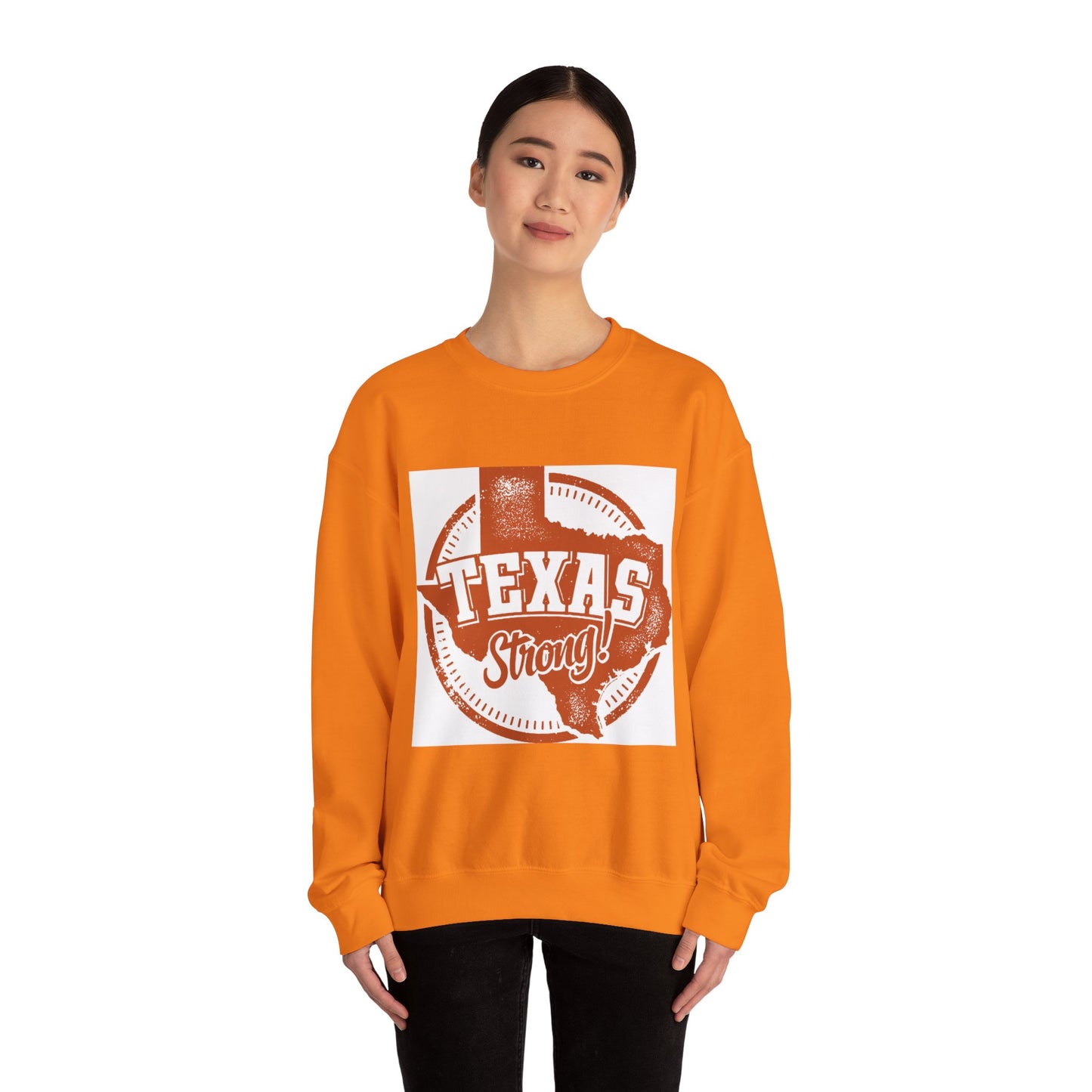 Texas Strong Unisex Heavy Blend™ Crewneck Sweatshirt