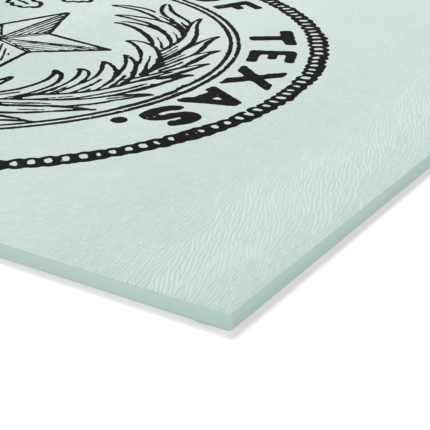 "Texas Seal Glass Cutting Board"