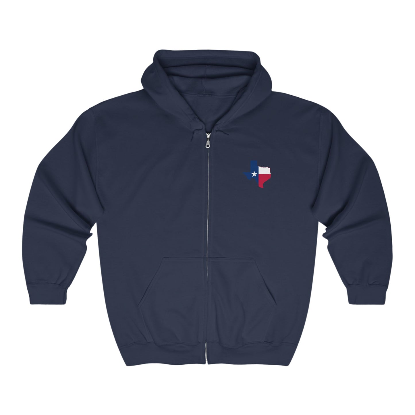 "Stars at Night Texas Unisex Heavy Blend™ Full Zip Hooded Sweatshirt"