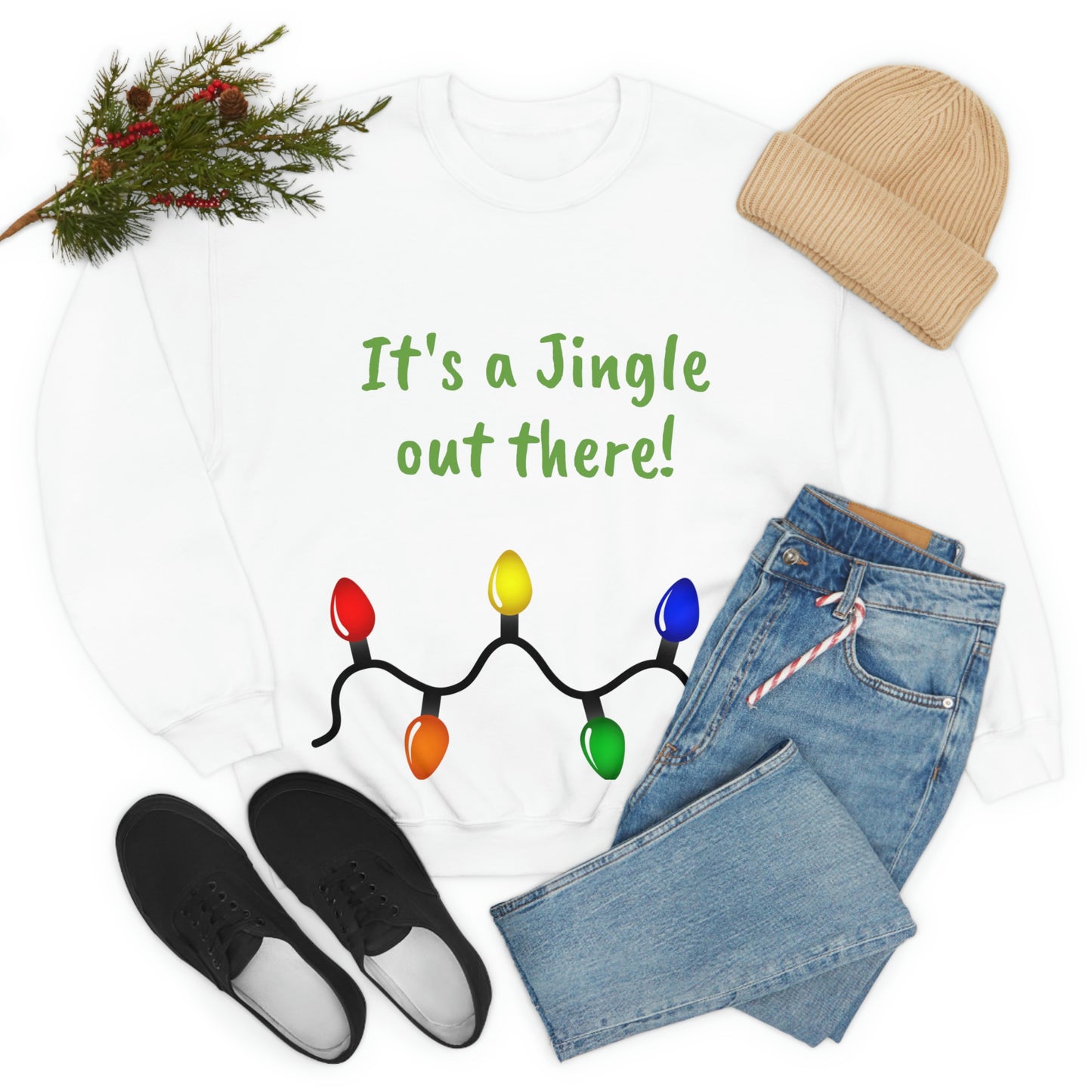 It's a Jingle out there! Unisex Heavy Blend™ Crewneck Sweatshirt