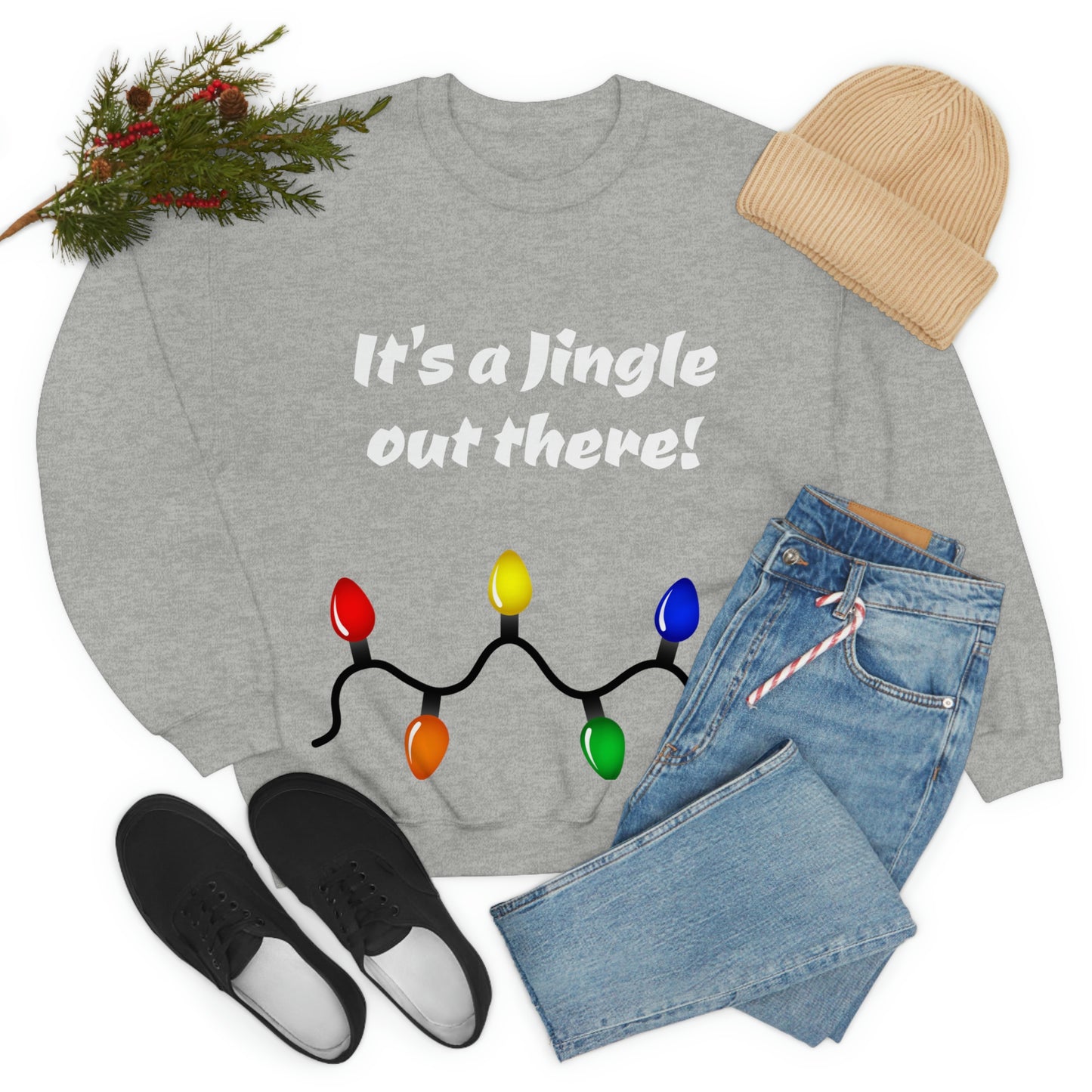 It's a Jingle out there! Unisex Heavy Blend™ Crewneck Sweatshirt