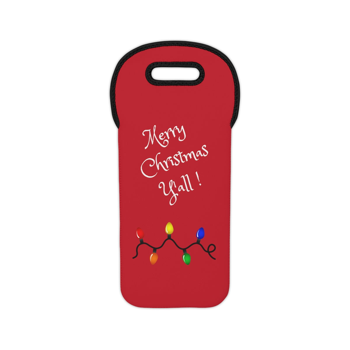 Merry Christmas Y'all !  Wine Tote Bag