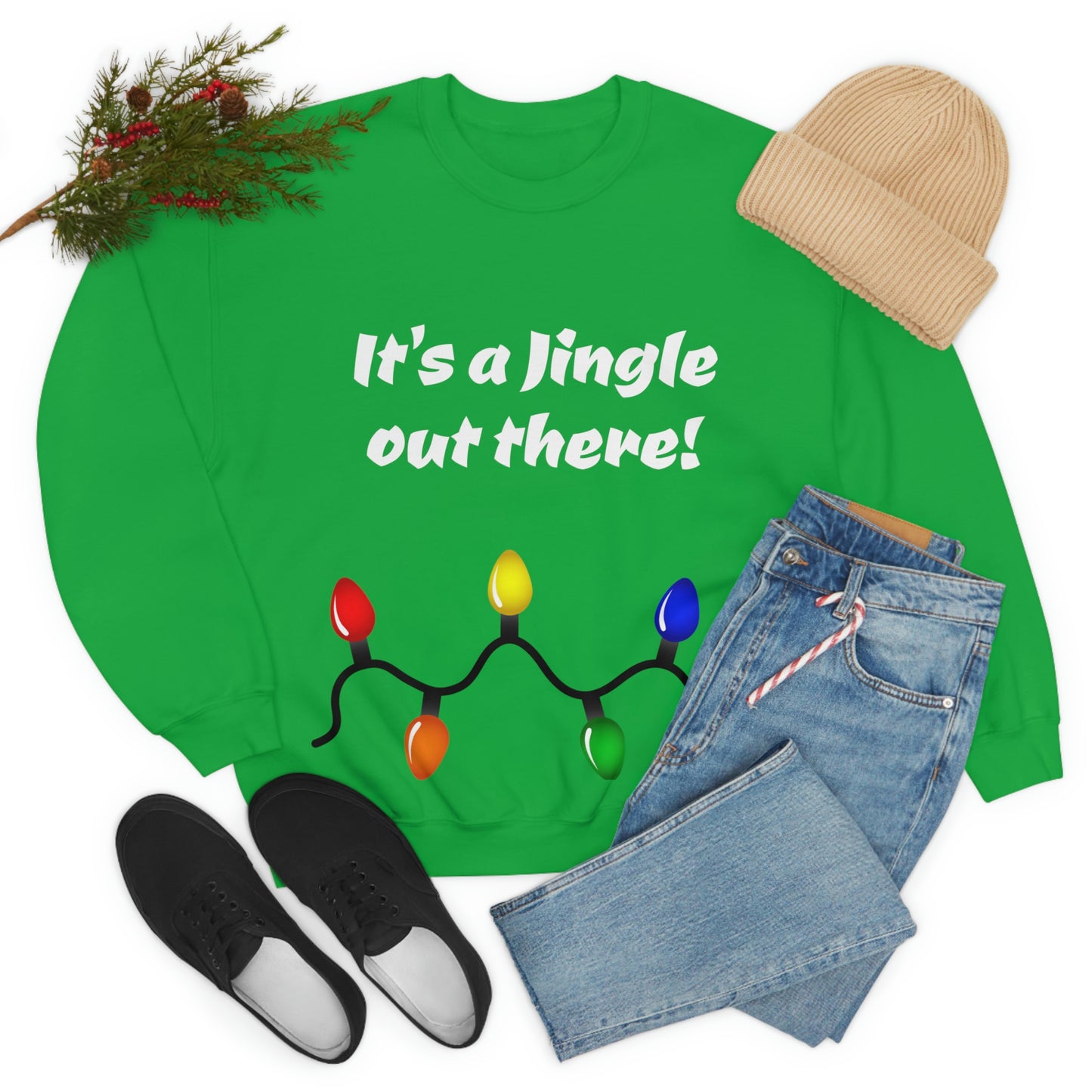 It's a Jingle out there! Unisex Heavy Blend™ Crewneck Sweatshirt