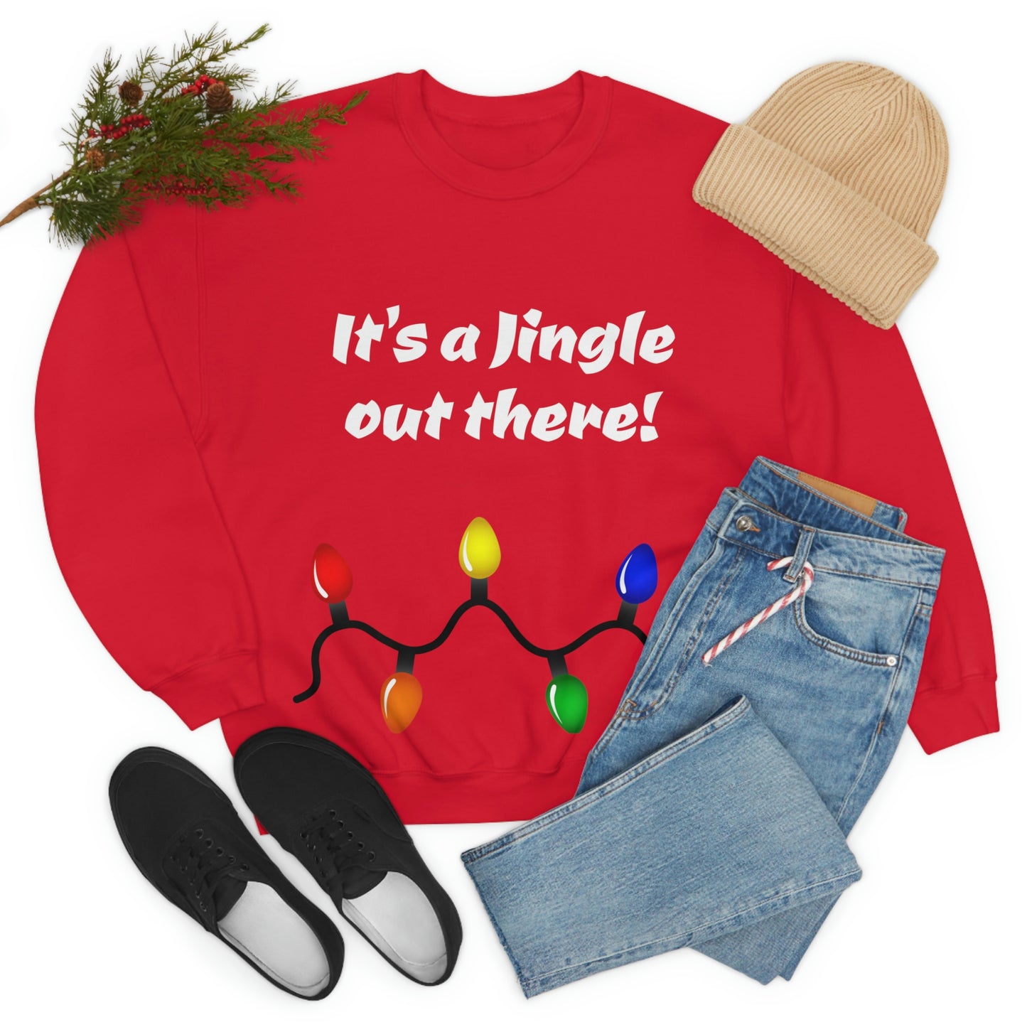 It's a Jingle out there! Unisex Heavy Blend™ Crewneck Sweatshirt